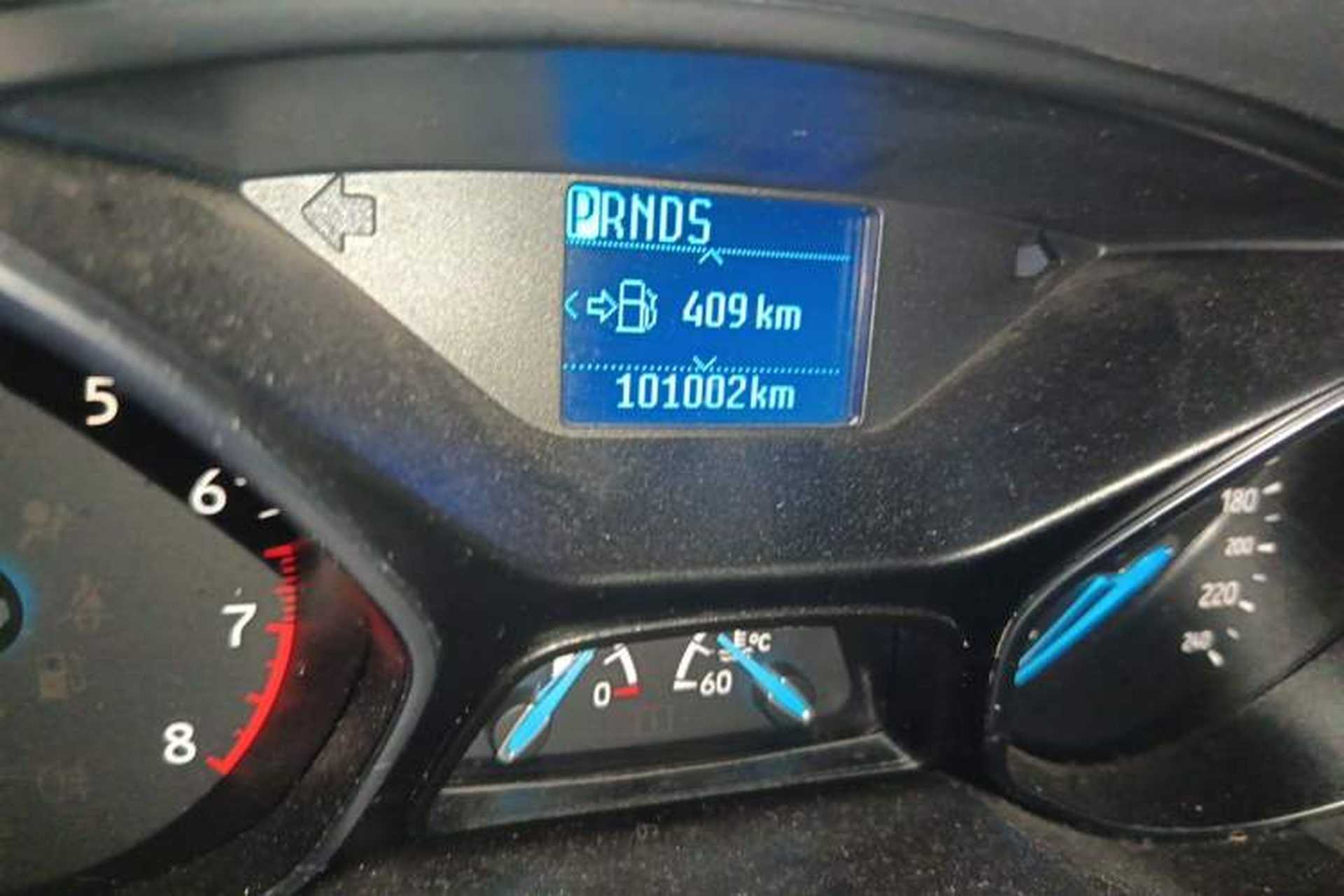 Used Ford Focus 2017 Sedan EcoBoost 125 Automatic Supreme Style SmartDrive Edition Odometer Close Up