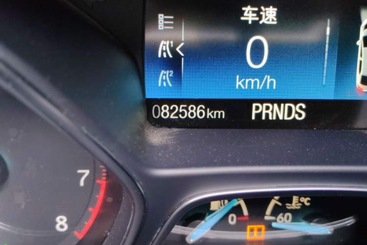 Used Ford Focus 2017 Hatchback EcoBoost 180 Automatic Sport Model Odometer Close Up