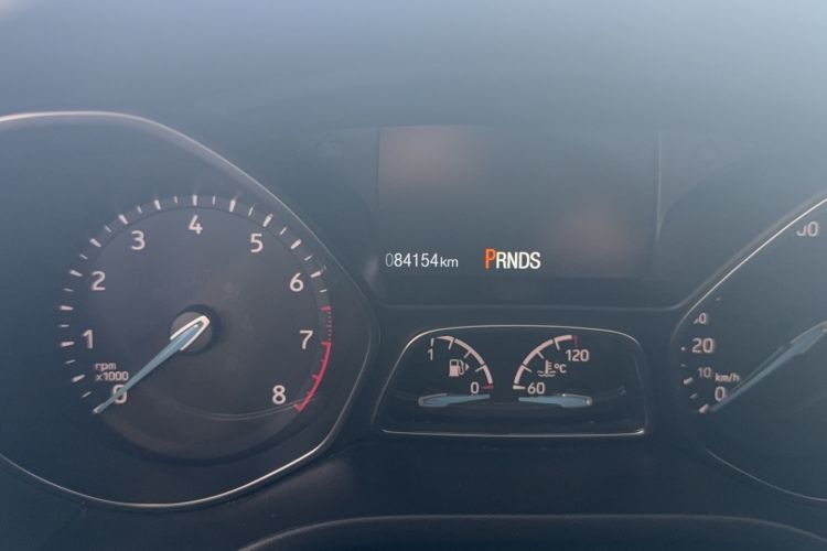 Used Ford Focus 2017 Sedan EcoBoost 180 Automatic Elite Model Odometer Close Up