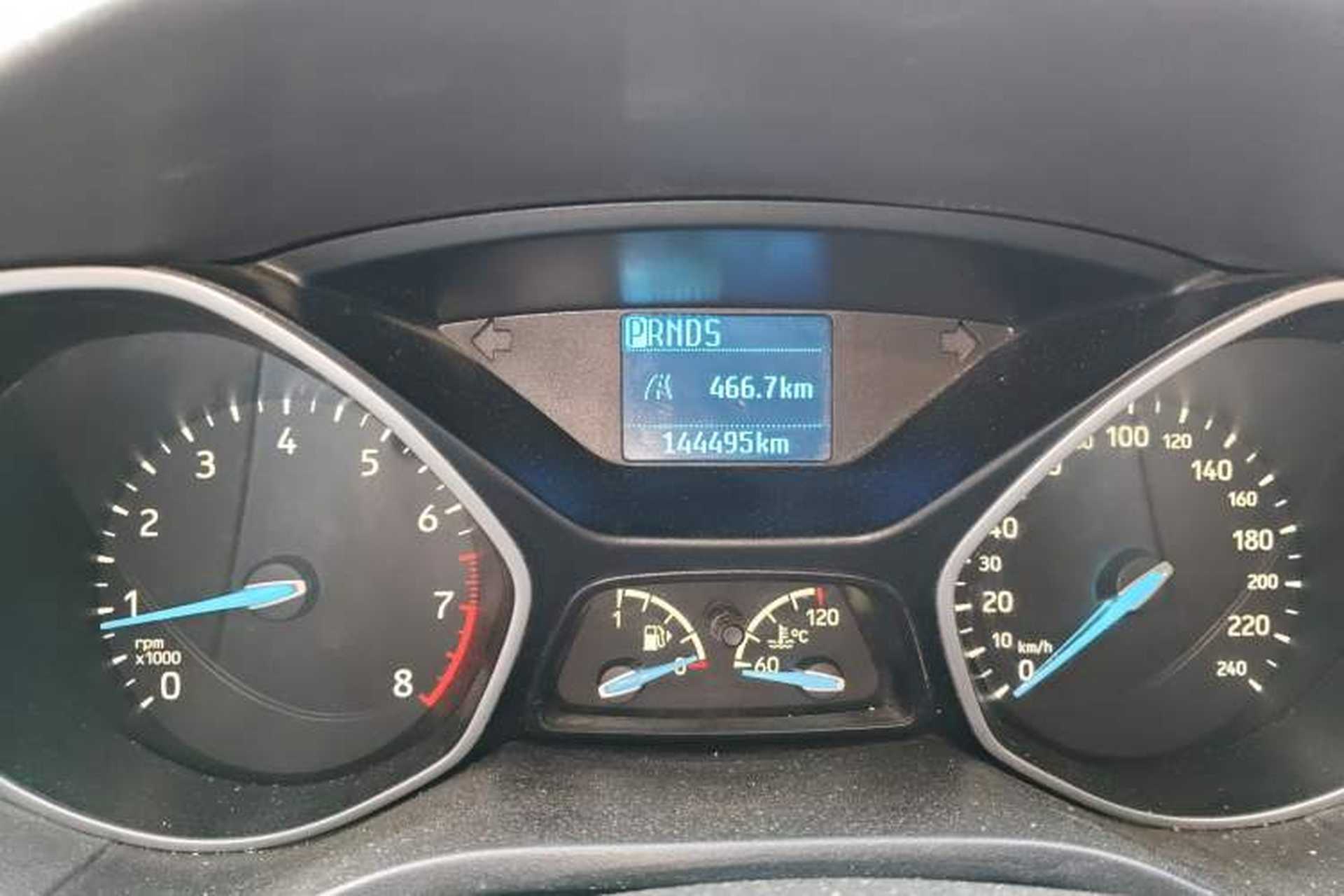 Used Ford Focus 2017 Sedan 1.6L Automatic Comfort Plus SmartDrive Edition Odometer Close Up