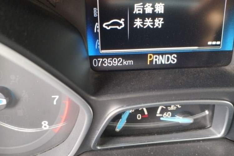 Used Ford Focus 2017 Hatchback EcoBoost 180 Automatic Sport Model Odometer Close Up
