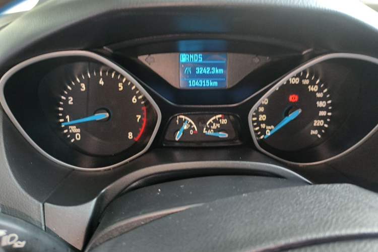 Used Ford Focus 2017 Hatchback 1.6L Automatic Comfort Plus SmartDrive Edition Odometer Close Up