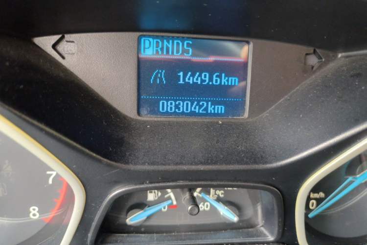 Used Ford Focus 2017 Hatchback 1.6L Automatic Comfort Plus SmartDrive Edition Odometer Close Up