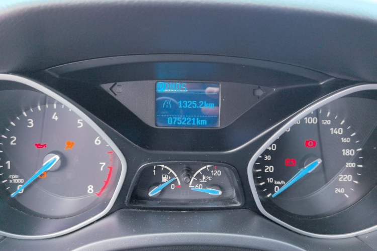 Used Ford Focus 2017 Hatchback 1.6L Automatic Comfort Plus SmartDrive Edition Odometer Close Up