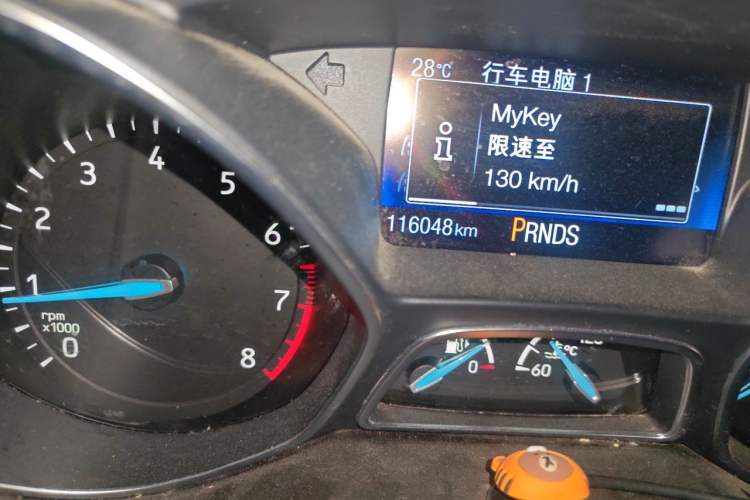 Used Ford Focus 2017 Sedan EcoBoost 180 Automatic Elite Model Odometer Close Up