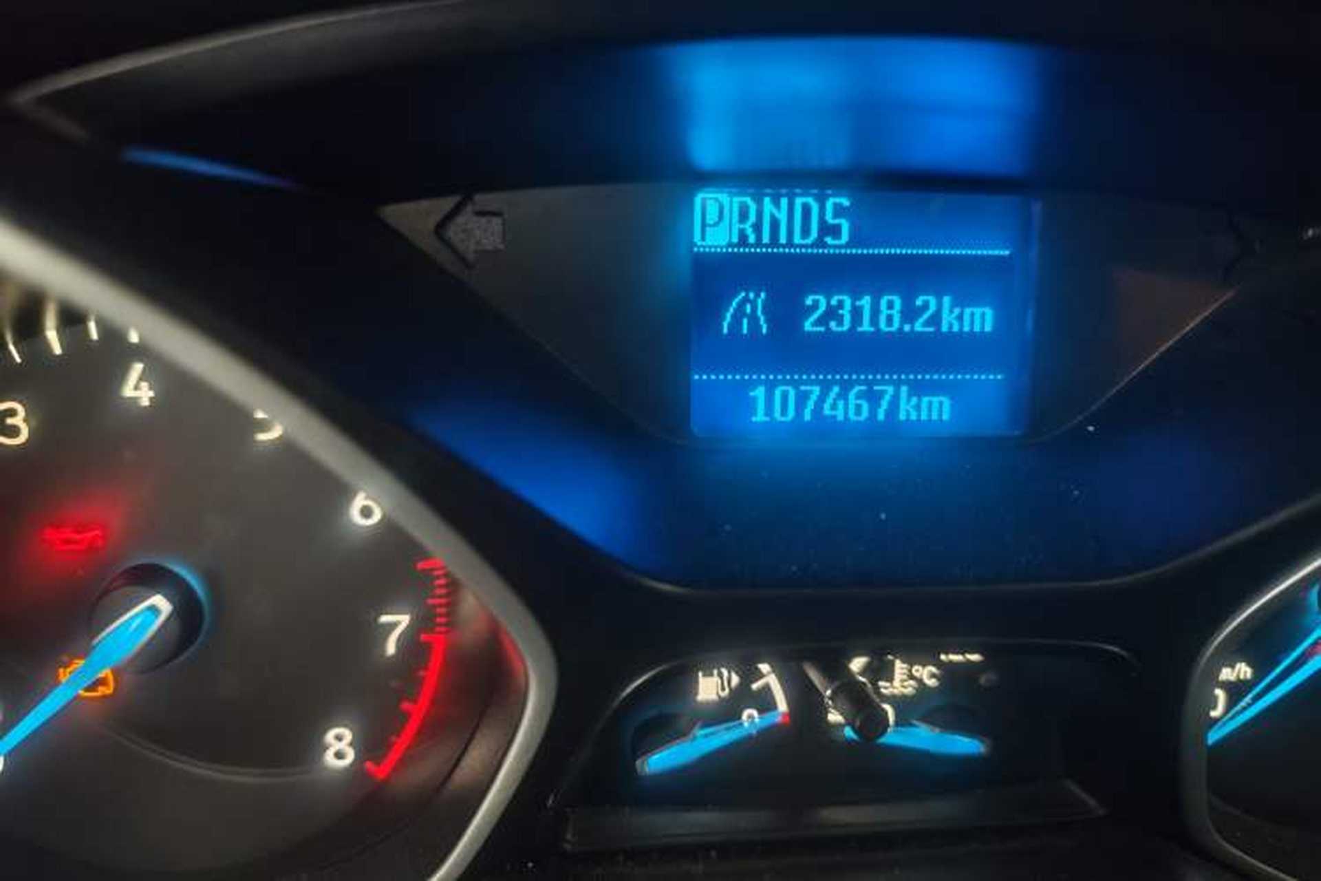 Used Ford Focus 2017 Hatchback 1.6L Automatic Comfort Plus SmartDrive Edition Odometer Close Up