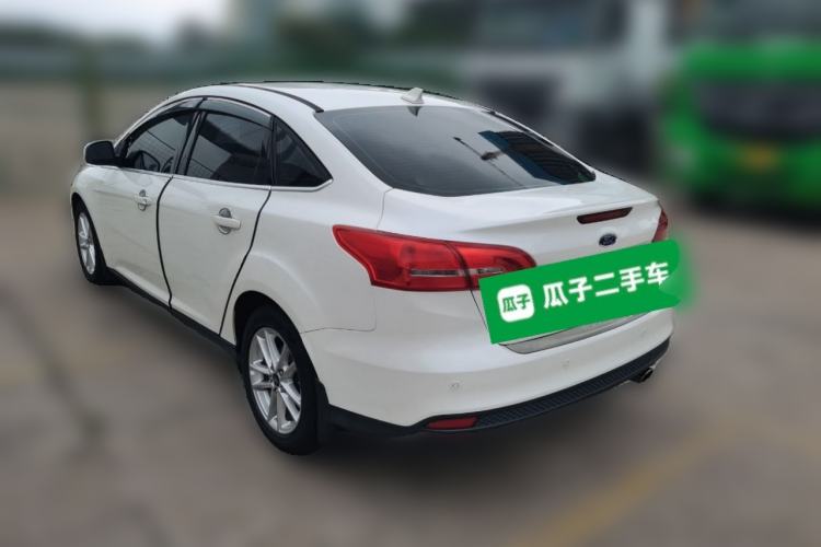 Used Ford Focus 2017 Sedan EcoBoost 180 Automatic Elite Model Rear Left 45 Deg