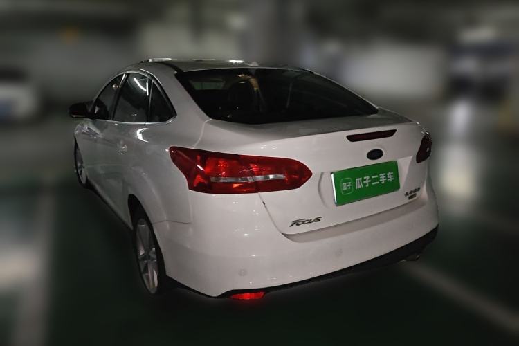 Used Ford Focus 2017 Sedan EcoBoost 180 Automatic Elite Model Rear Left 45 Deg