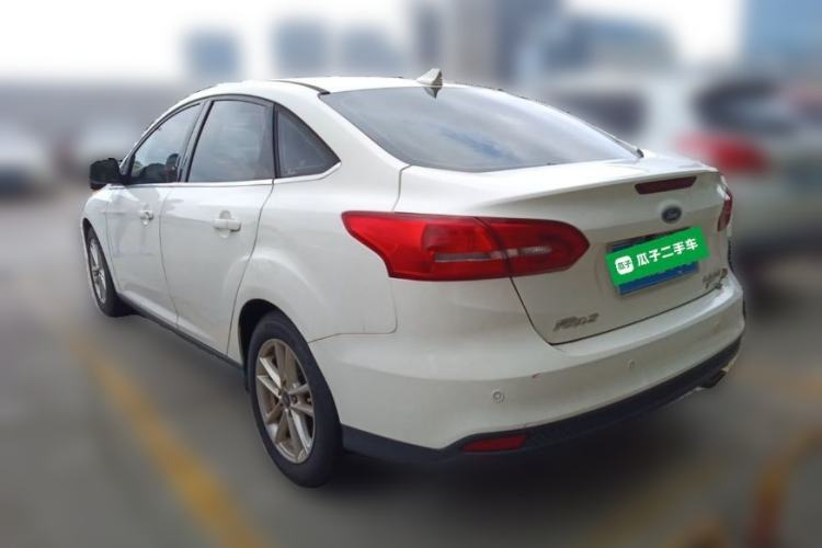 Used Ford Focus 2017 Sedan EcoBoost 180 Automatic Elite Model Rear Left 45 Deg