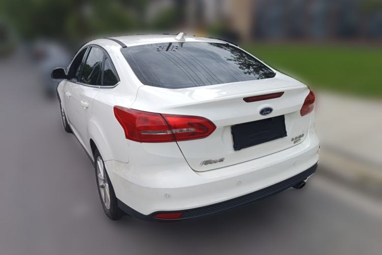 Used Ford Focus 2017 Sedan EcoBoost 180 Automatic Elite Model Rear Left 45 Deg