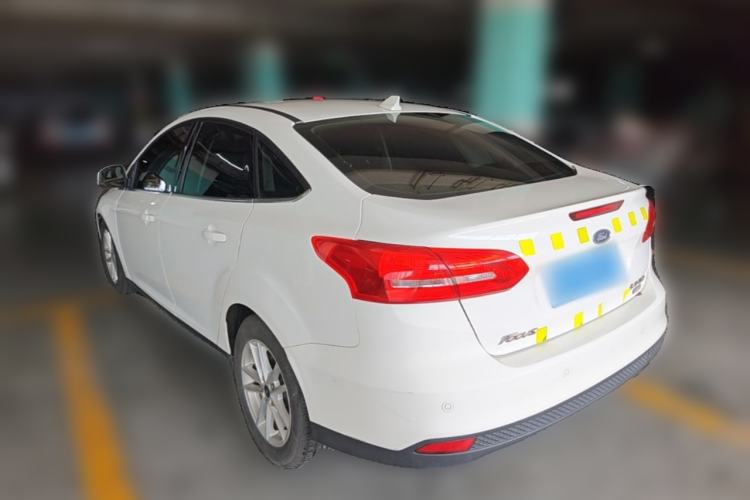Used Ford Focus 2017 Sedan EcoBoost 180 Automatic Elite Model Rear Left 45 Deg