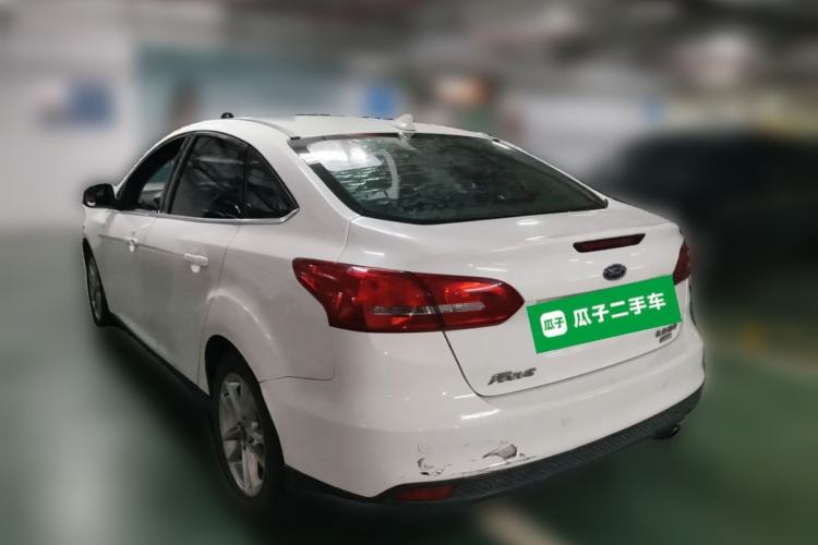 Used Ford Focus 2017 Sedan EcoBoost 180 Automatic Elite Model Rear Left 45 Deg