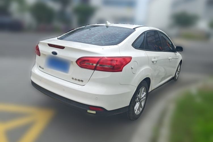 Used Ford Focus 2017 Sedan EcoBoost 125 Manual – Ultra-Style Edition with SmartDrive Features Rear Right 45 Deg