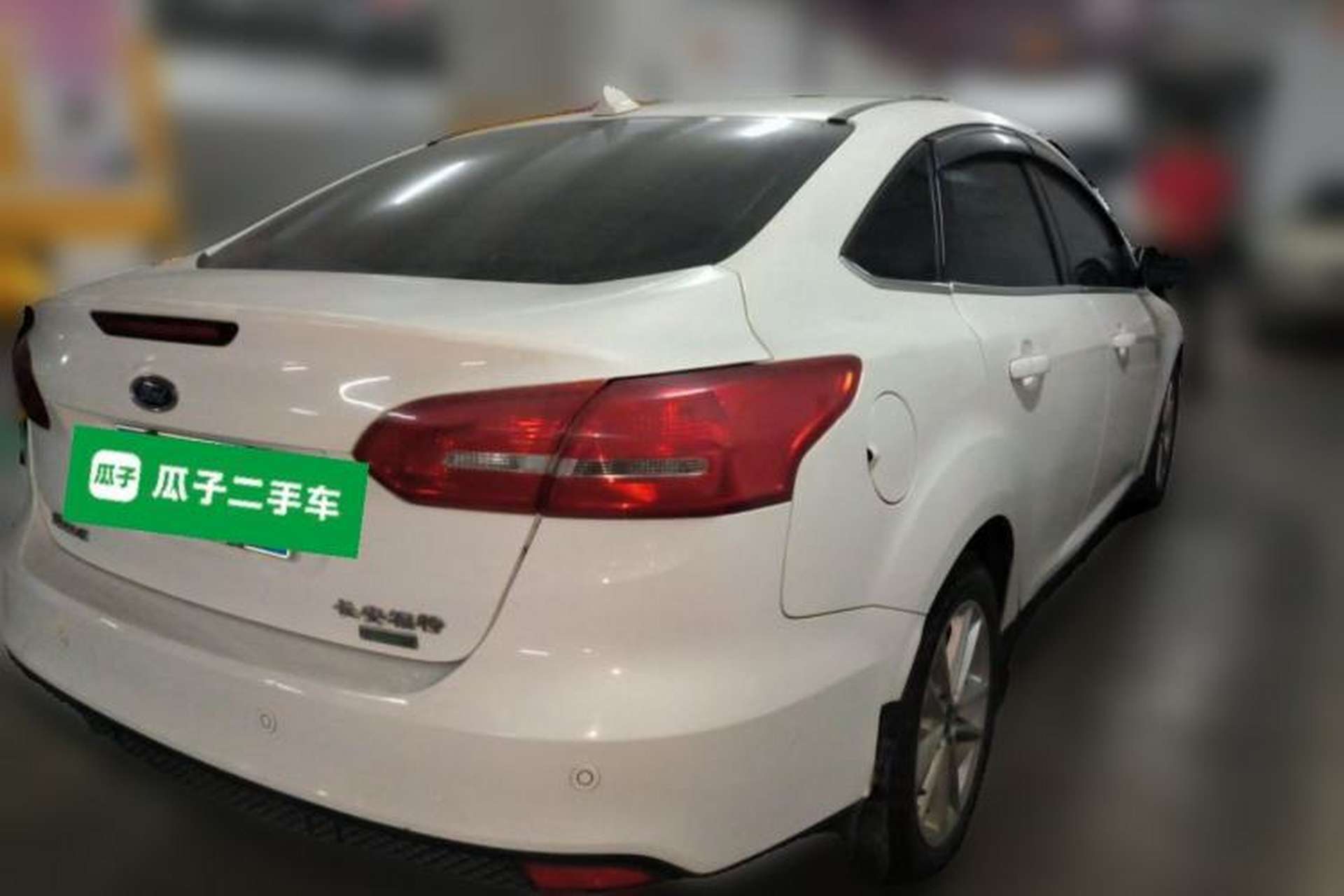 Used Ford Focus 2017 Sedan EcoBoost 180 Automatic Elite Model Rear Right 45 Deg