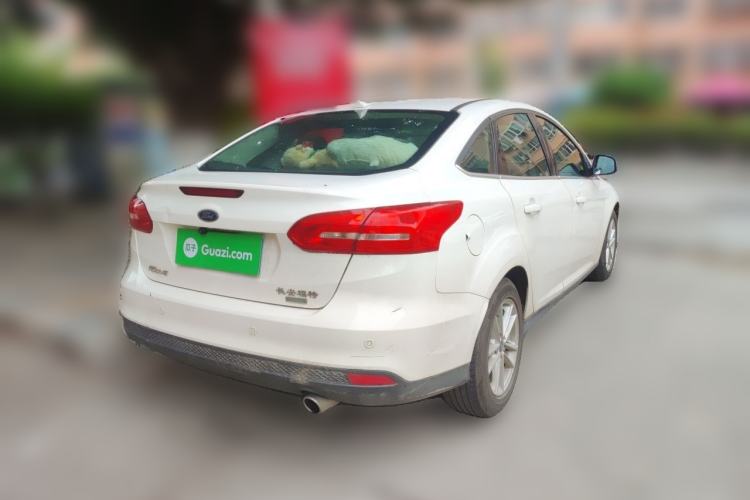 Used Ford Focus 2017 Sedan EcoBoost 180 Automatic Elite Model Rear Right 45 Deg