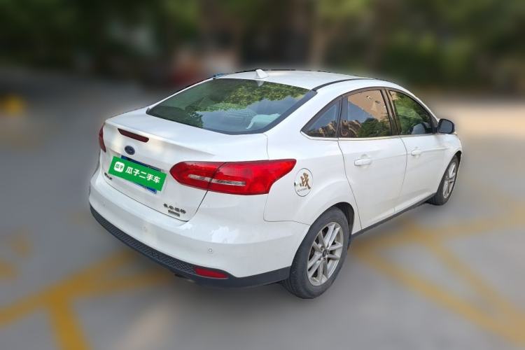 Used Ford Focus 2017 Sedan EcoBoost 180 Automatic Elite Model Rear Right 45 Deg