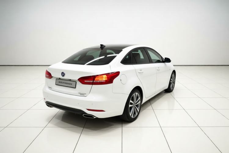 Used Ford Focus 2017 Sedan EcoBoost 125 Automatic Supreme Style SmartDrive Edition Rear Right 45 Deg