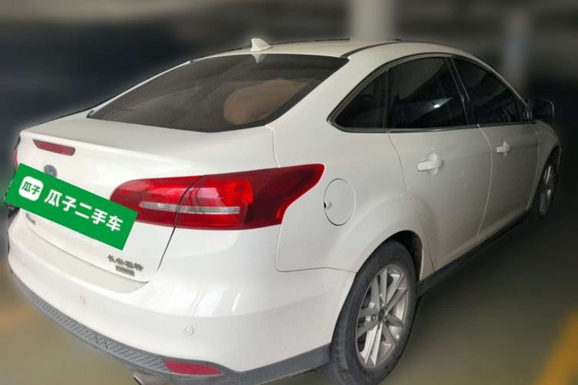 Used Ford Focus 2017 Sedan EcoBoost 180 Automatic Elite Model Rear Right 45 Deg