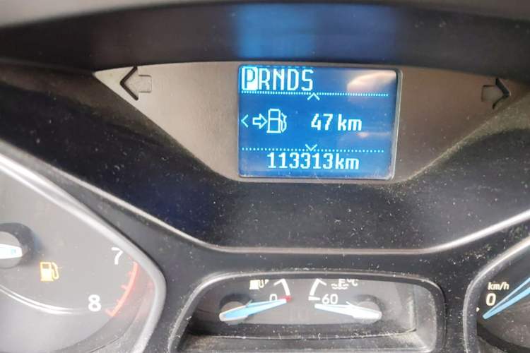Used Ford Focus 2018 Sedan Classic 1.6L Automatic Trendy SmartDrive Edition Odometer Close Up