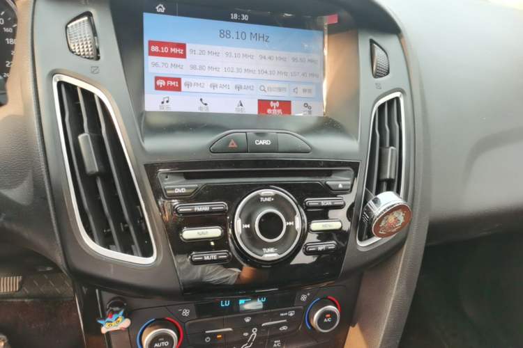 Used Ford Focus 2018 Two-Door Classic EcoBoost 125 Automatic Supercharged Style SmartDrive Edition Audio And AC Panel