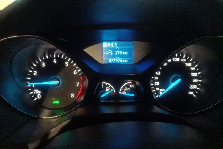 Used Ford Focus 2018 Two-Door Classic EcoBoost 125 Automatic Supercharged Style SmartDrive Edition Instrument Cluster