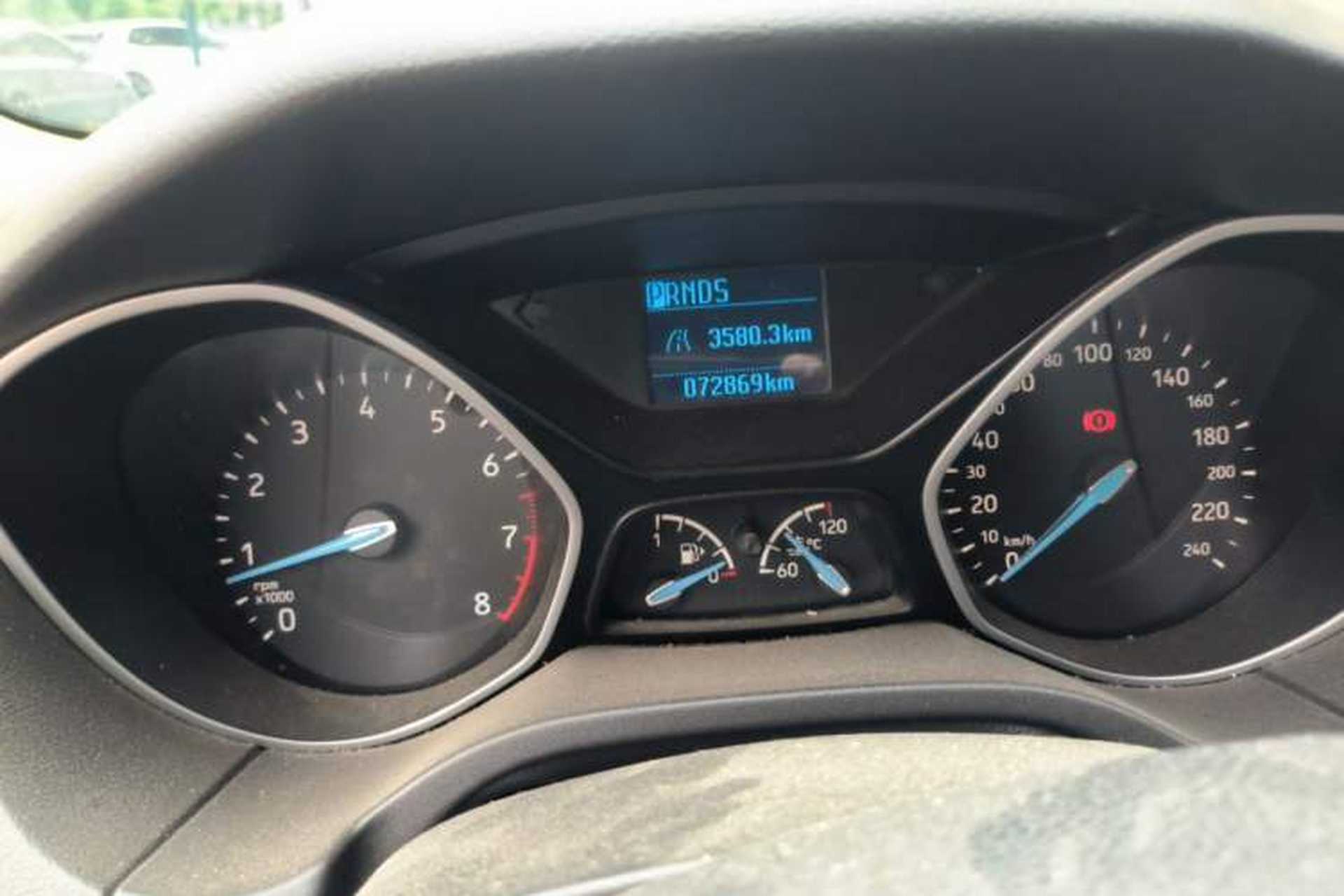 Used Ford Focus 2018 Hatchback Classic 1.6L Automatic Comfort Plus SmartDrive Edition Odometer Close Up