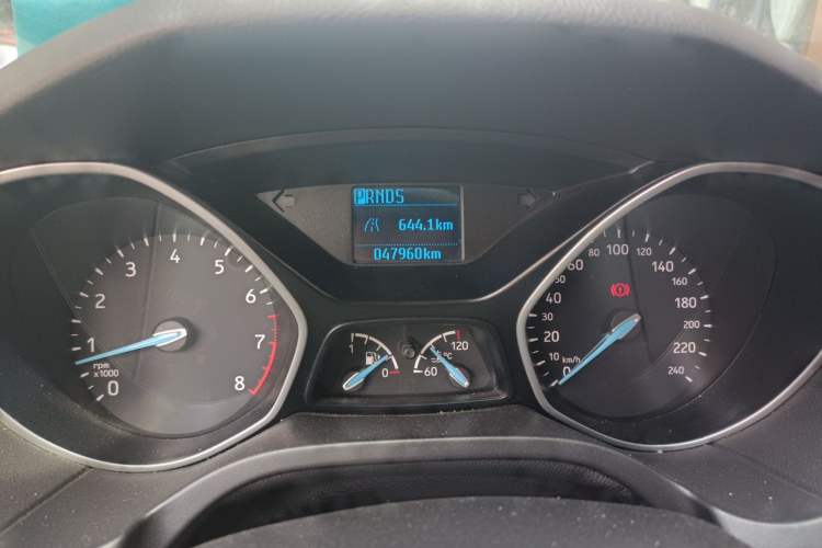 Used Ford Focus 2018 Hatchback Classic 1.6L Automatic Comfort Plus SmartDrive Edition Odometer Close Up