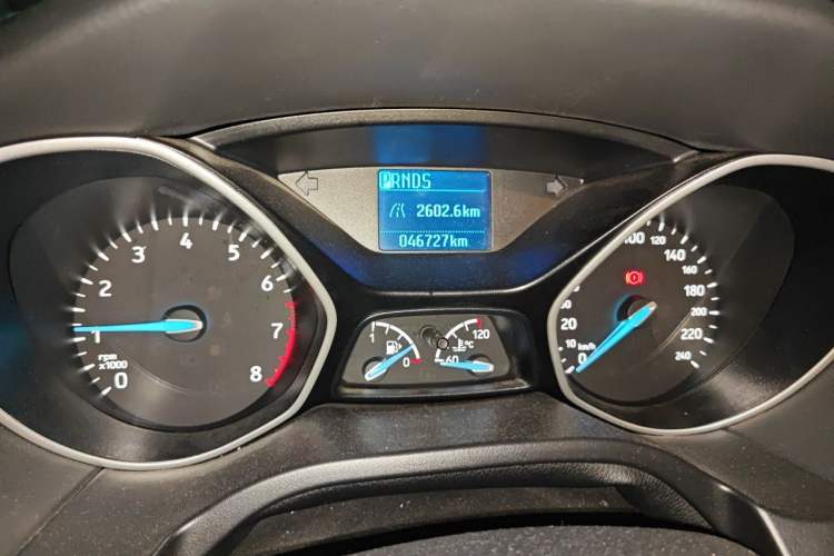 Used Ford Focus 2018 Sedan Classic 1.6L Automatic Comfort Plus Smart Drive Version Odometer Close Up