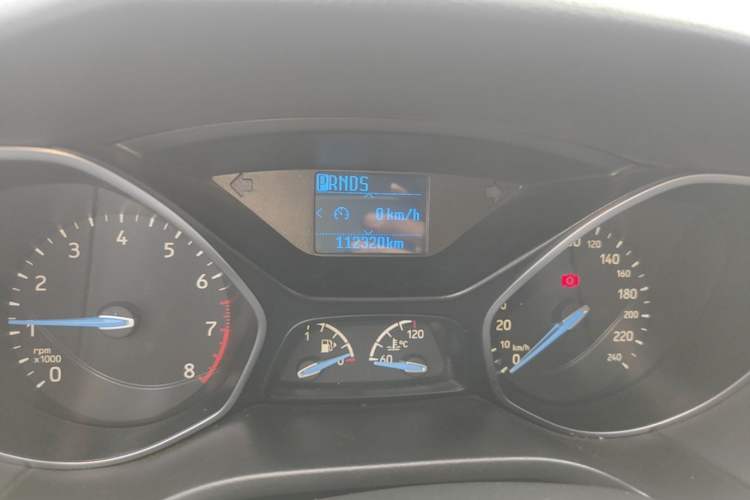Used Ford Focus 2018 Sedan Classic 1.6L Automatic Trendy SmartDrive Edition Odometer Close Up