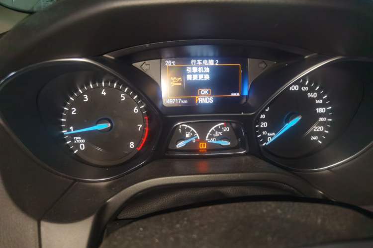 Used Ford Focus 2018 Hatchback Classic EcoBoost 180 Automatic Elite Model Odometer Close Up