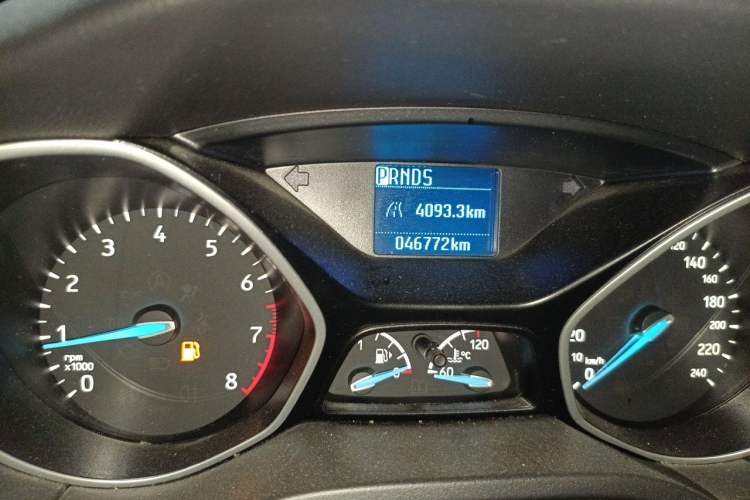 Used Ford Focus 2018 Hatchback Classic 1.6L Automatic Comfort Plus SmartDrive Edition Odometer Close Up