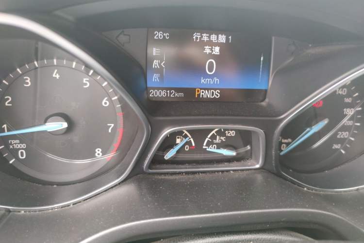 Used Ford Focus 2018 Sedan Classic EcoBoost 180 Automatic Elite Model Odometer Close Up
