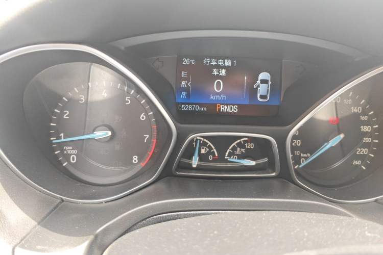 Used Ford Focus 2018 Hatchback Classic 1.6L Automatic Comfort Plus SmartDrive Edition Odometer Close Up