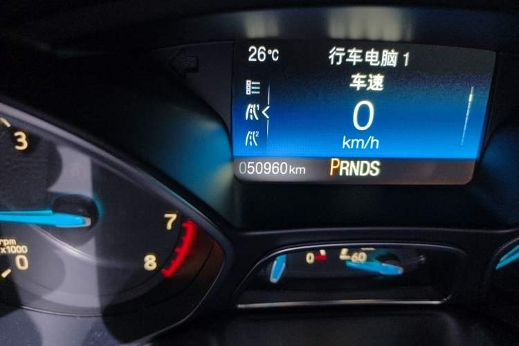 Used Ford Focus 2018 Hatchback Classic EcoBoost 180 Automatic Elite Model Odometer Close Up