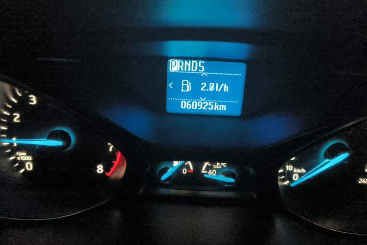 Used Ford Focus 2018 Hatchback Classic 1.6L Automatic Trendy SmartDrive Edition Odometer Close Up