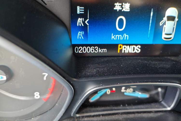 Used Ford Focus 2018 Hatchback Classic EcoBoost 180 Automatic Elite Model Odometer Close Up