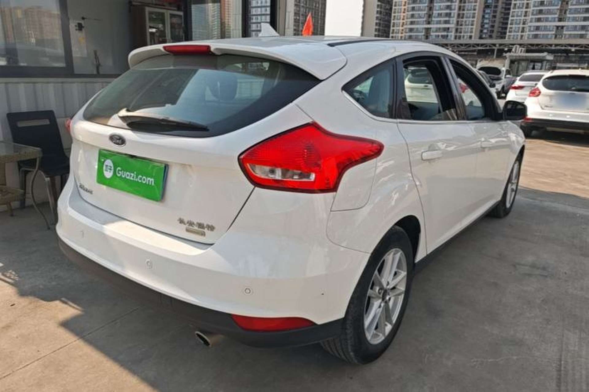 Used Ford Focus 2018 Hatchback Classic EcoBoost 180 Automatic Elite Model Rear Right 45 Deg