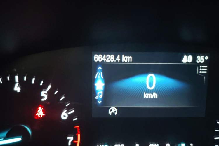 Used Ford Focus 2019 Sedan EcoBoost 180 Automatic Trend Edition Odometer Close Up