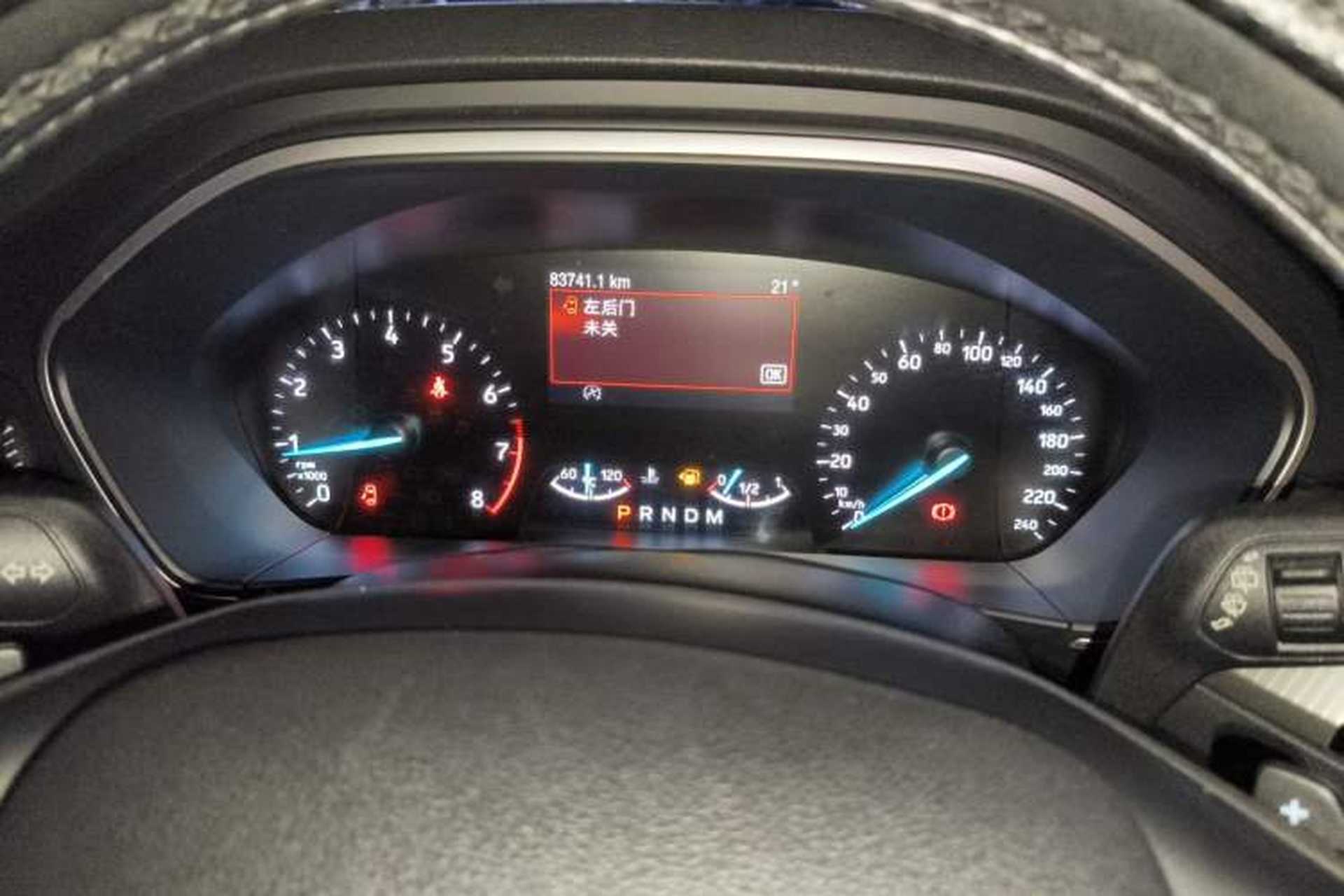 Used Ford Focus 2019 Hatchback EcoBoost 180 Automatic Trendy Model Odometer Close Up