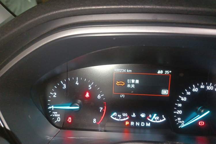 Used Ford Focus 2019 Hatchback EcoBoost 180 Automatic Trendy Model Odometer Close Up