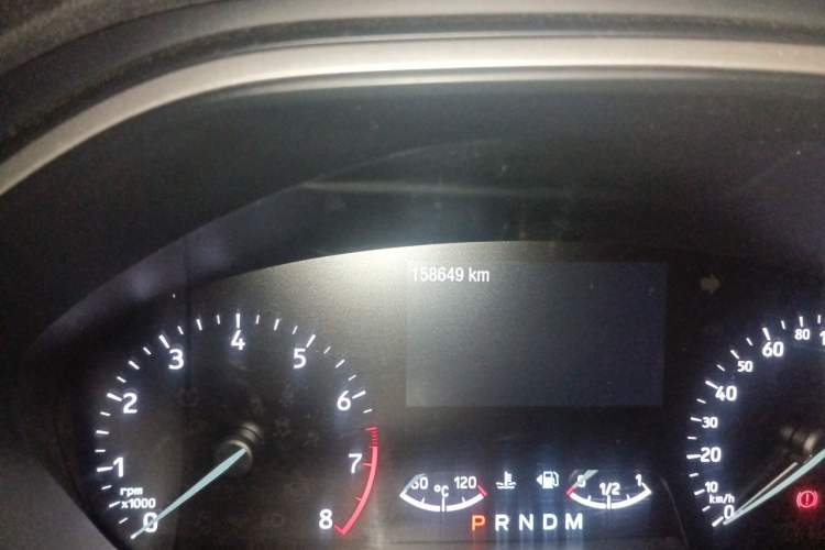 Used Ford Focus 2019 Hatchback EcoBoost 180 Automatic Trendy Model Odometer Close Up