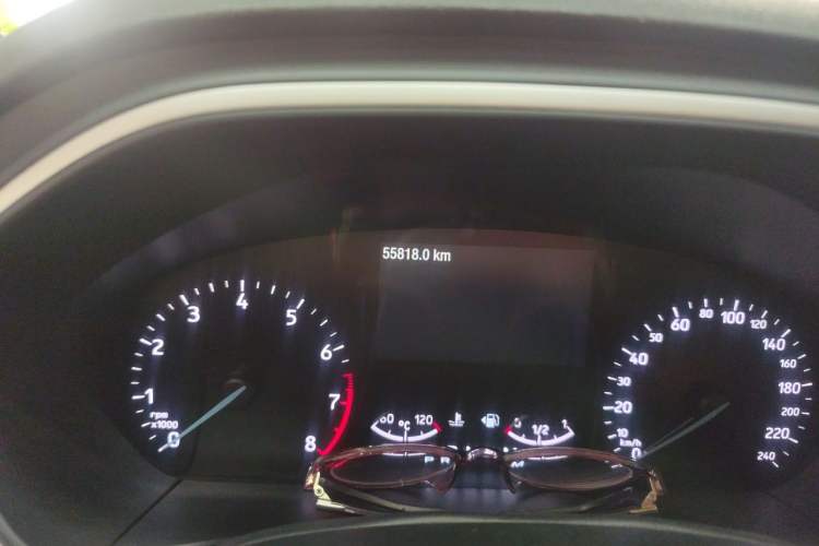 Used Ford Focus 2019 Sedan EcoBoost 180 Automatic Trend Edition Odometer Close Up