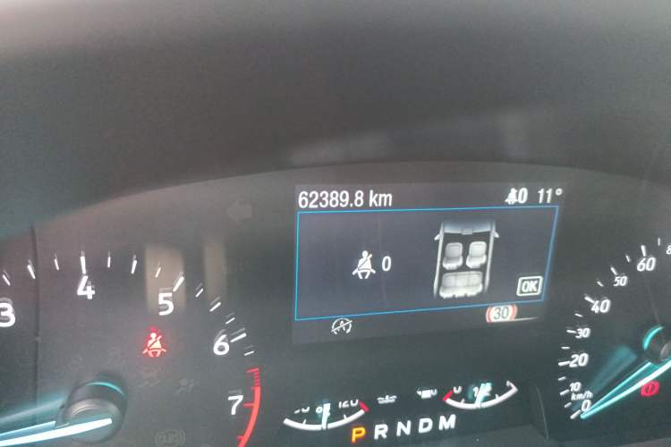 Used Ford Focus 2019 Hatchback EcoBoost 180 Automatic ST Line Odometer Close Up