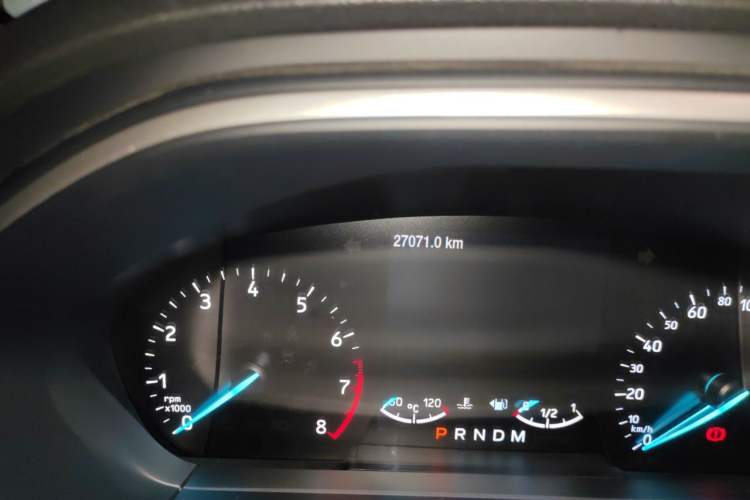 Used Ford Focus 2019 Sedan EcoBoost 180 Automatic Trend Edition Odometer Close Up