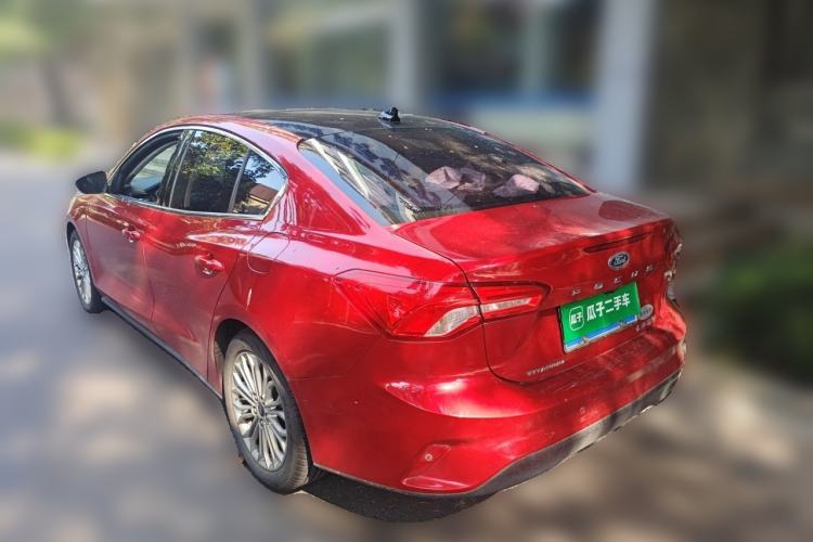 Used Ford Focus 2019 Sedan EcoBoost 180 Automatic Titanium Edition Rear Left 45 Deg