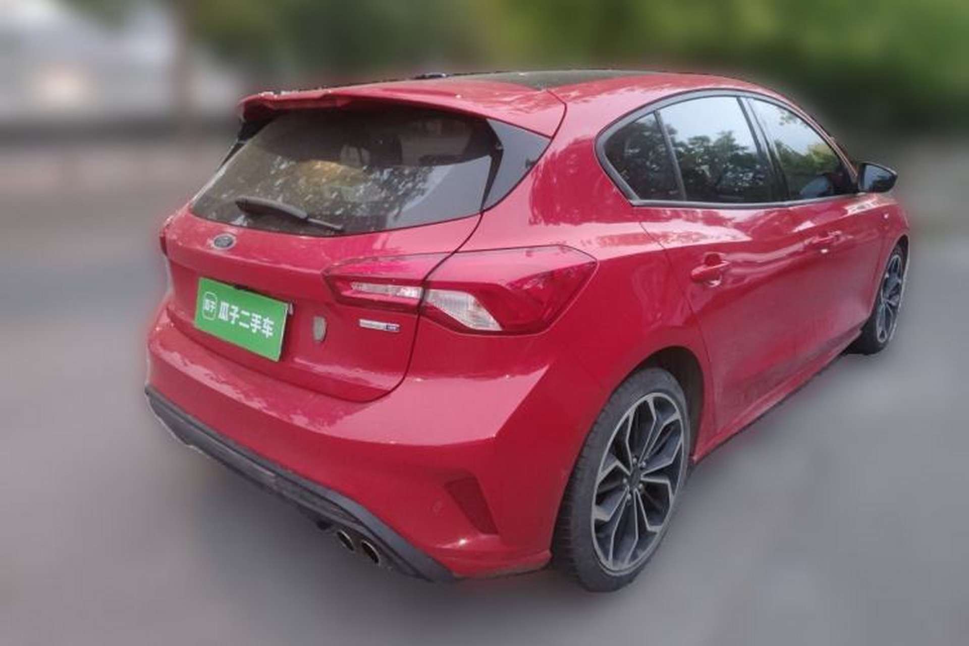 Used Ford Focus 2019 Hatchback EcoBoost 180 Automatic ST Line Rear Right 45 Deg