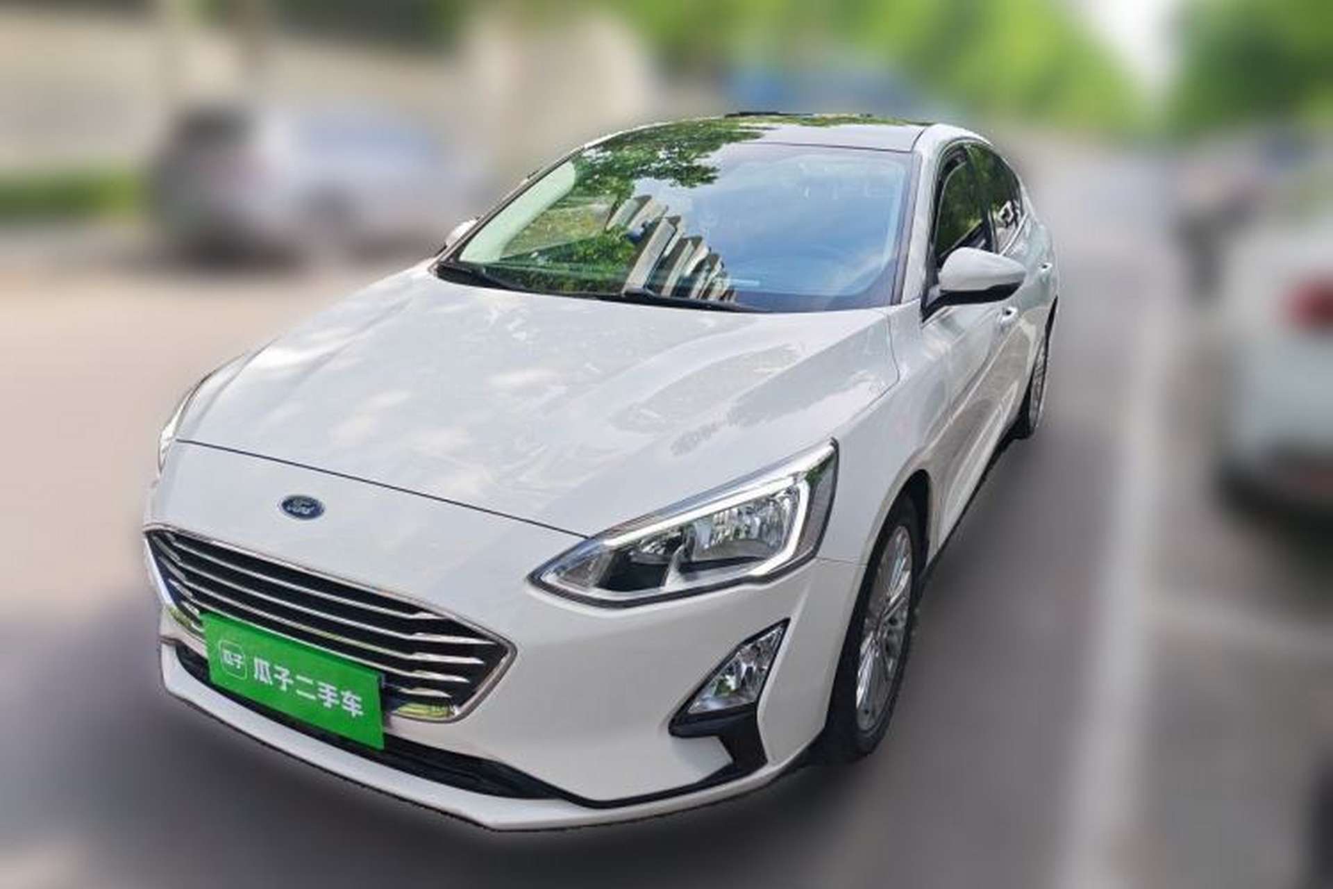 Used Ford Focus 2019 Hatchback EcoBoost 180 Automatic Titanium Edition Front Left 45 Deg