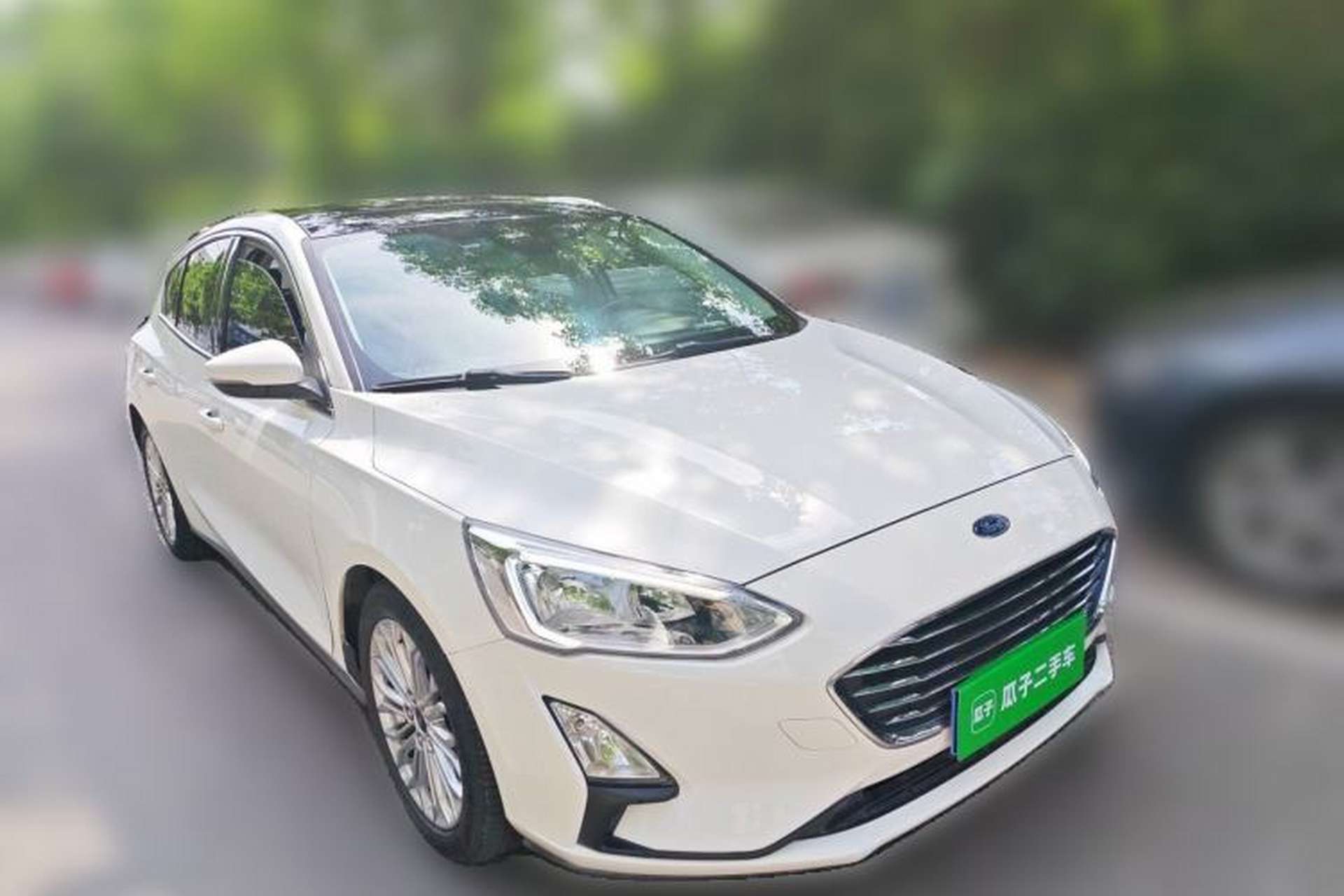 Used Ford Focus 2019 Hatchback EcoBoost 180 Automatic Titanium Edition Front Right 45 Deg