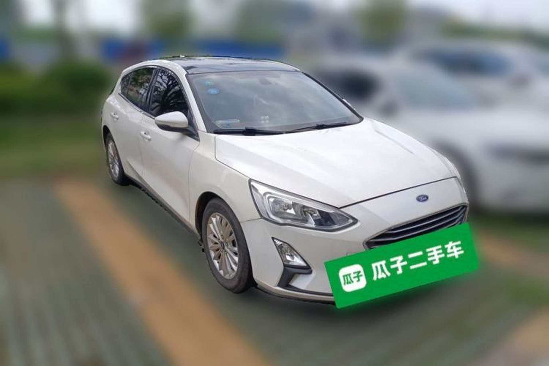 Used Ford Focus 2019 Hatchback EcoBoost 180 Automatic Trendy Model Front Right 45 Deg