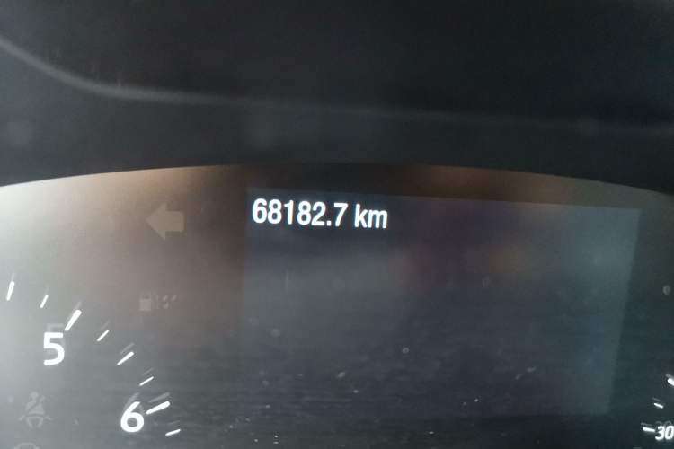 Used Ford Focus 2019 Sedan EcoBoost 180 Automatic Trend Edition Odometer Close Up